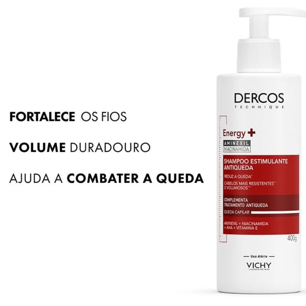 Shampoo Estimulante Antiqueda Dercos Energy+ Vichy 400g